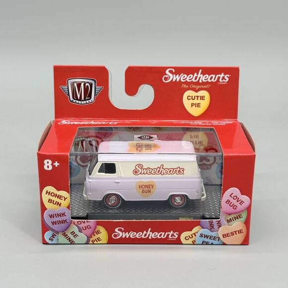M2 Machines Other - M2 Machines Pink Candy Sweethearts Honey Bun 1965 Ford Econoline Van 1:64